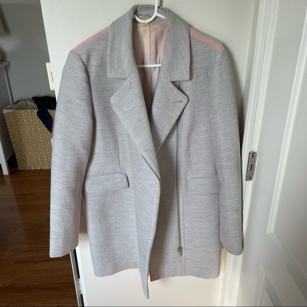 Rebecca Minkoff Contrast Wool Coat